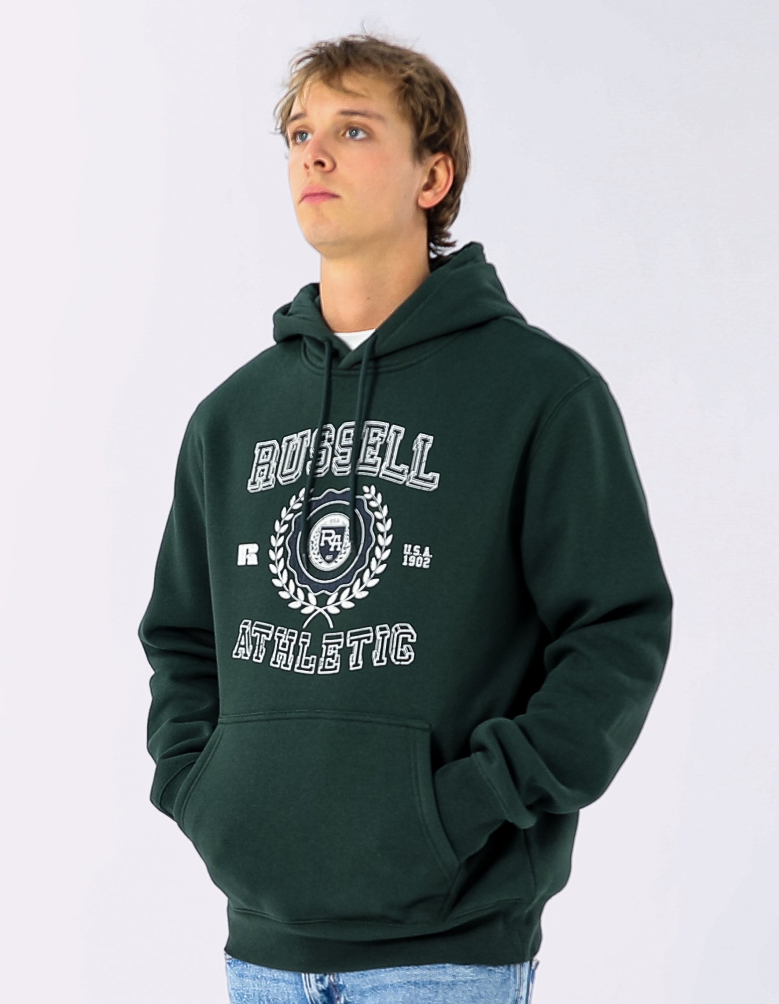 Mens Wreath Hoodie - Dark Forest