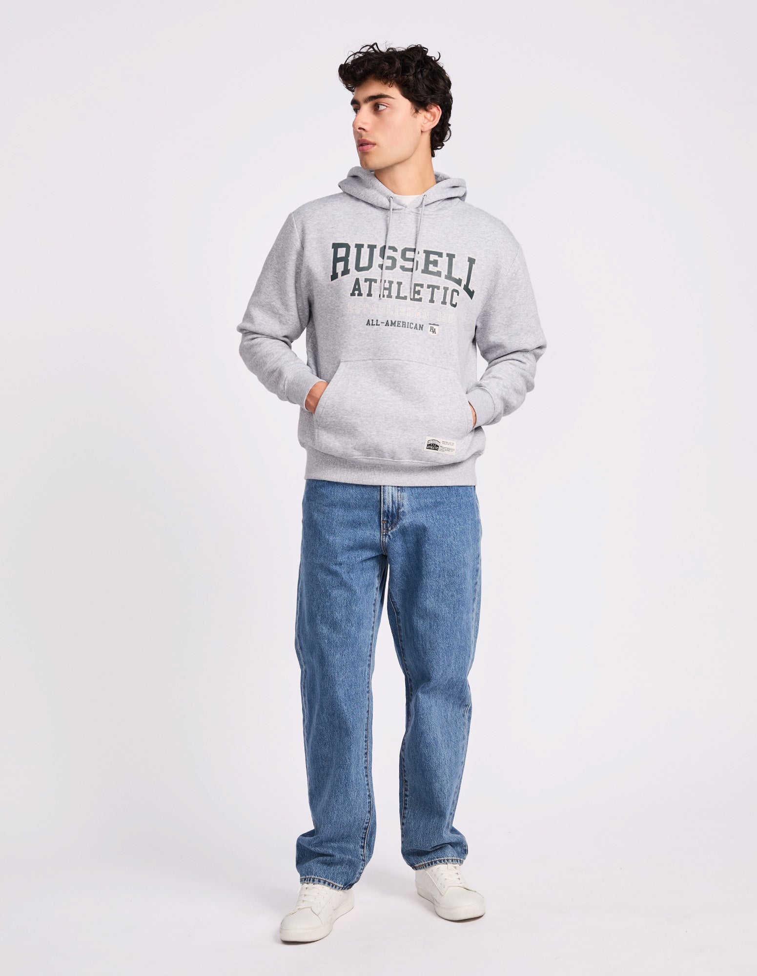 All American Hoodie - Grey Marle