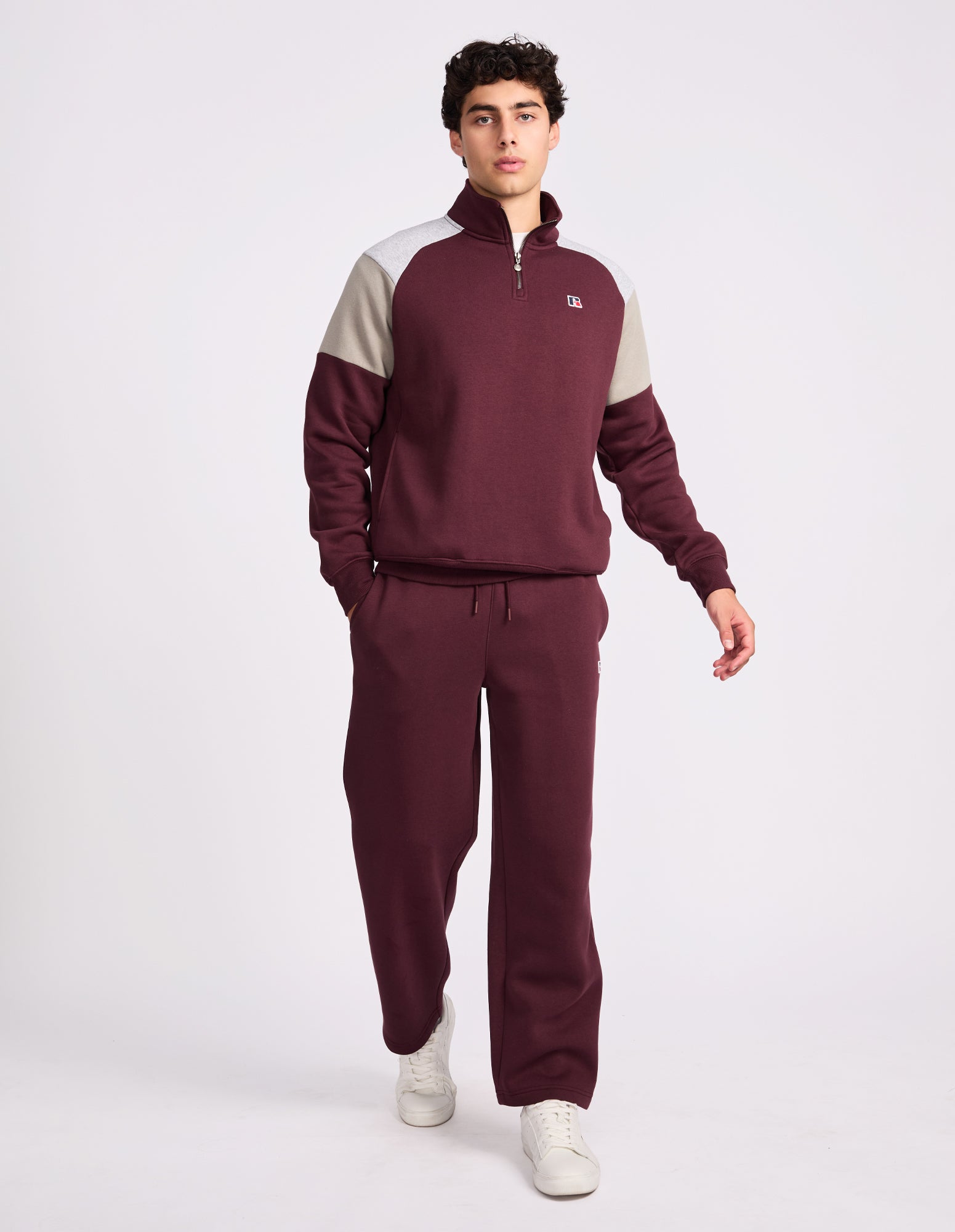Hellcat Men's Quarter Zip - Plum Wine