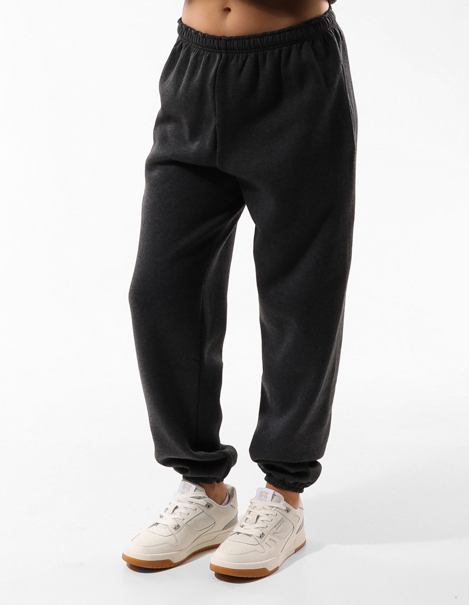 Russell Athletic Australia Unisex Dri-Power® Track Pants - Black Heather True Since 1902