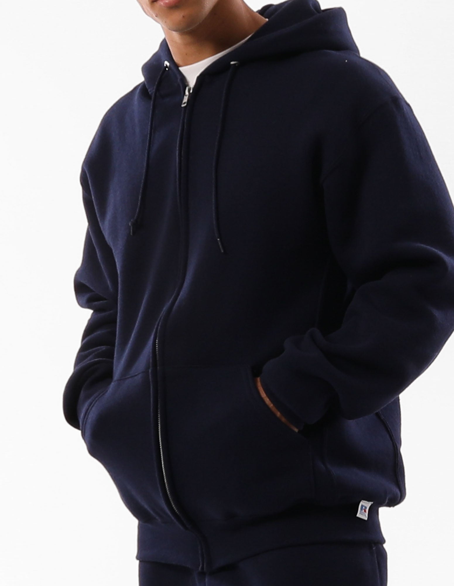Russell Athletic Australia Unisex Dri-Power® Full Zip Hoodie - Navy True Since 1902