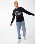 Russell Athletic Australia Men's Core Arch Crew - Black True Since 1902