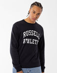 Russell Athletic Australia Men's Core Arch Crew - Black True Since 1902