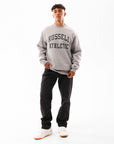 Russell Athletic Australia Men's Core Arch Crew - Grey Marle True Since 1902