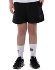 Russell Athletic Australia Kid's Core Unisex Youth Woven Short - Black True Since 1902