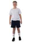 Russell Athletic Australia Kid's Core Unisex Youth Woven Short - Navy True Since 1902