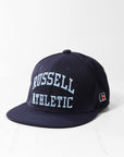 Russell Athletic Australia Arch Logo Snap Back 3D Embroidered Cap - Navy True Since 1902