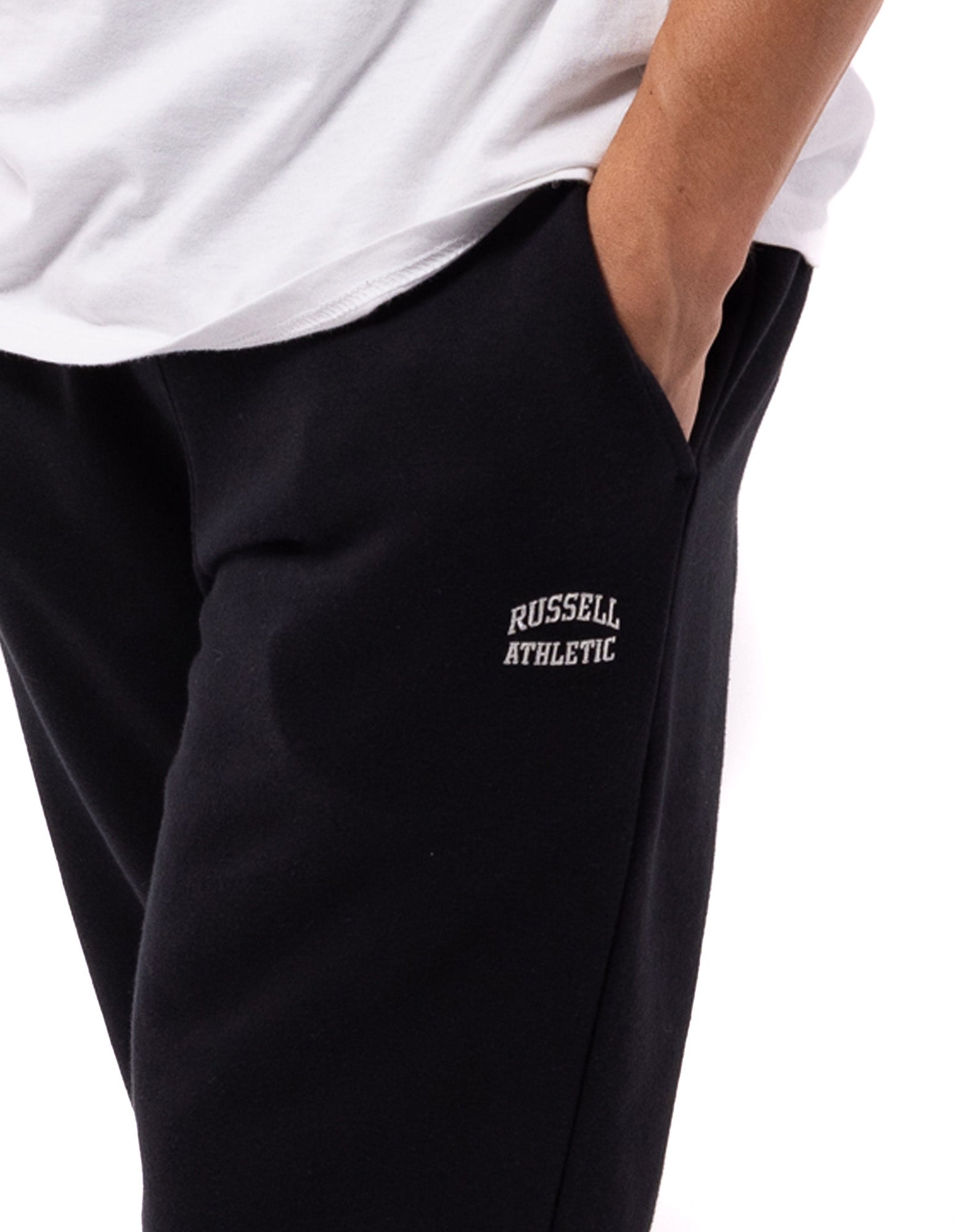 Russell Athletic Australia Men's Originals Open Leg Track Pants - Black True Since 1902