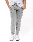 Russell Athletic Australia Kid's Unisex Originals Youth Pants - Grey Marle True Since 1902