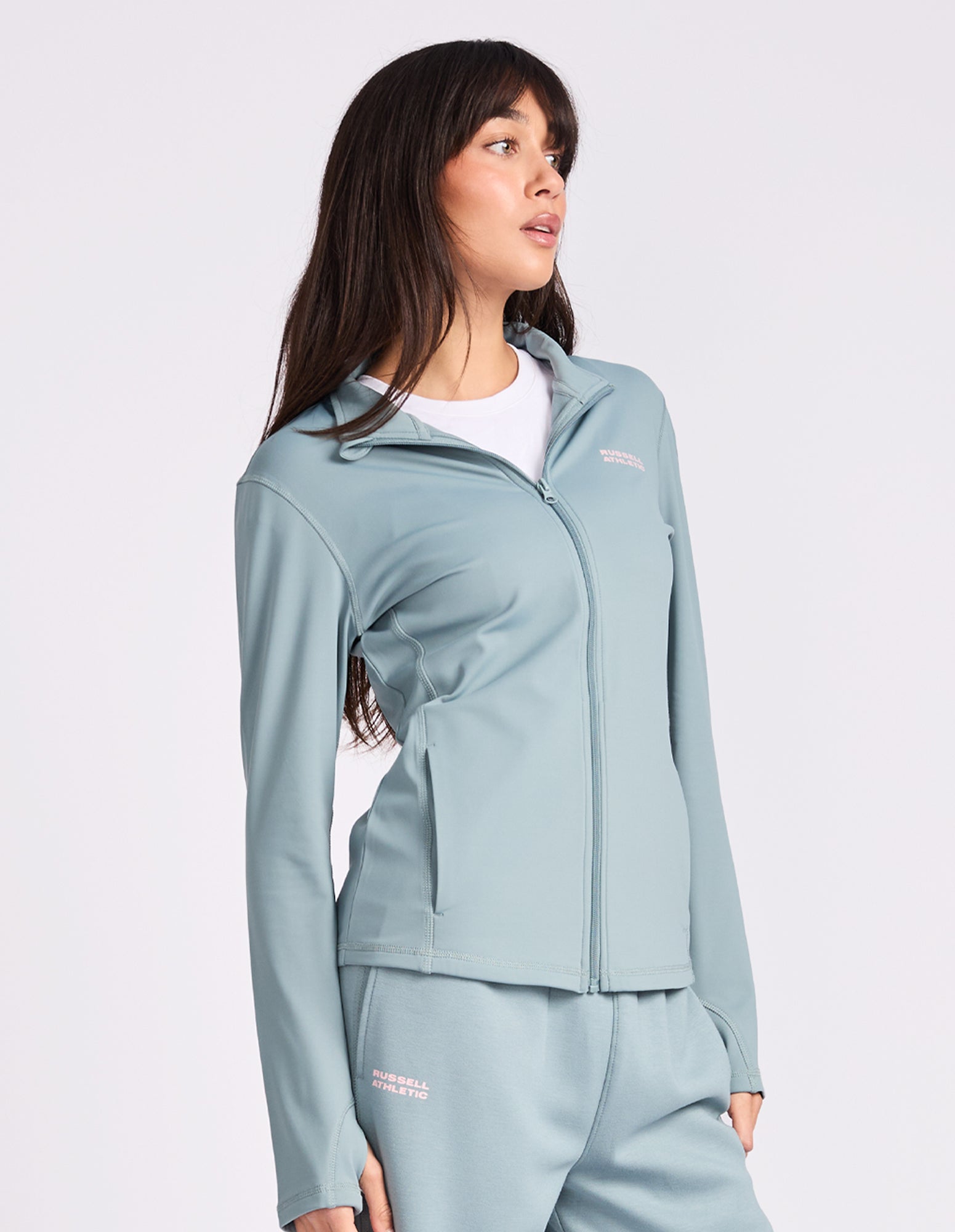 Russell Athletic Australia Miranda Zip Thru Women's Jacket - Foam Green True Since 1902