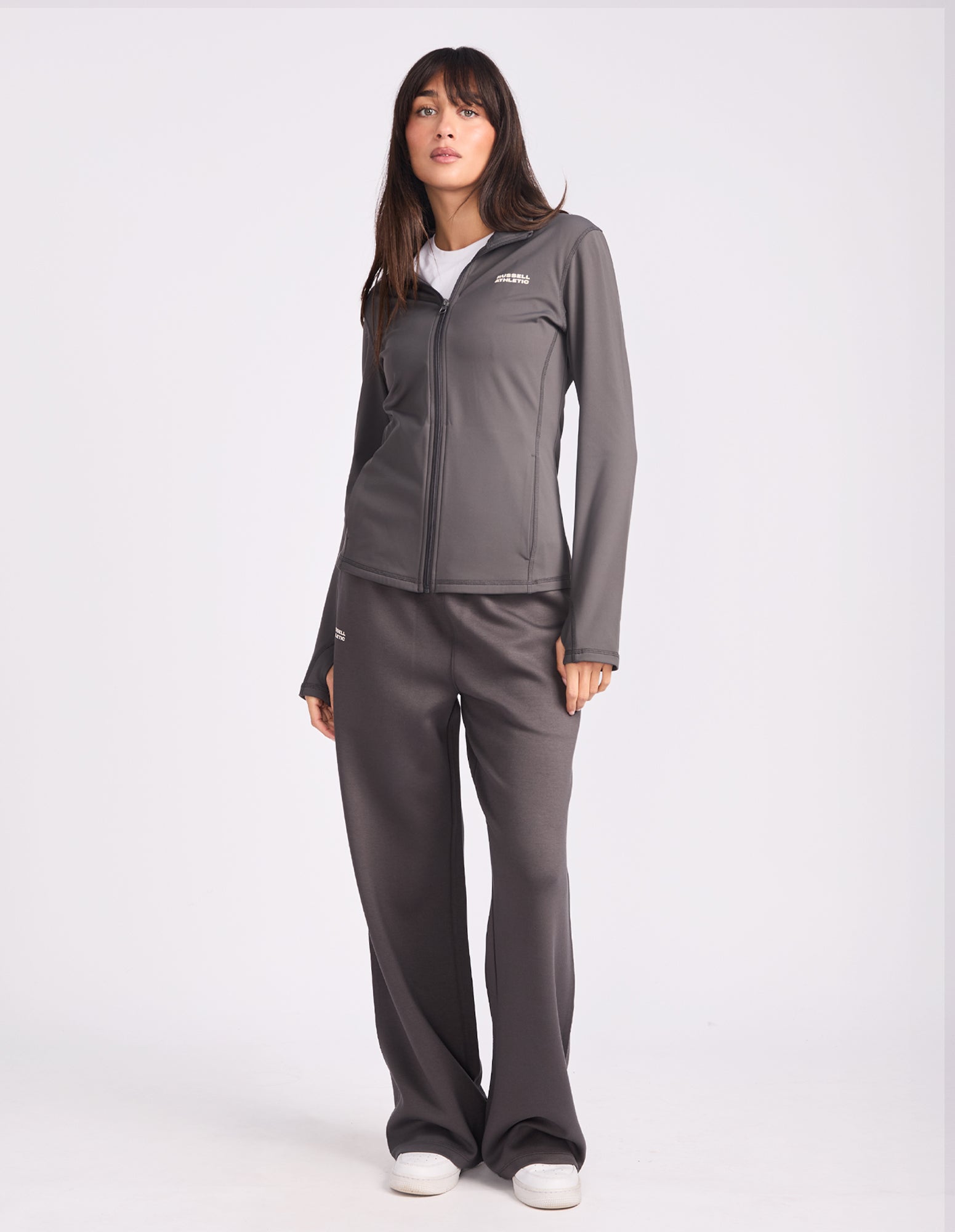 Russell Athletic Australia Miranda Open Leg Women's Trackpant - Dark Grey True Since 1902