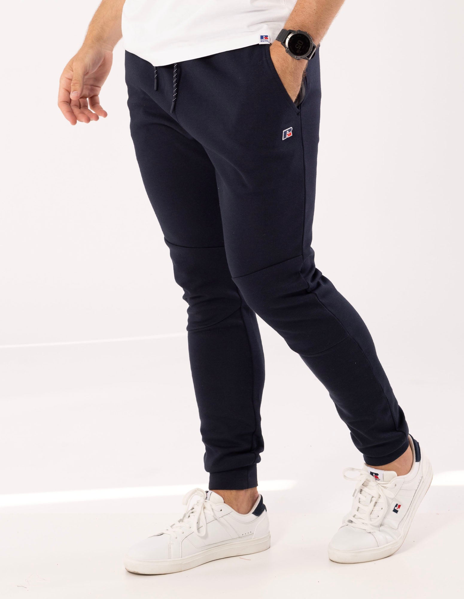 Russell Athletic Australia Mens Typhoon Trackpants - Michigan Navy True Since 1902