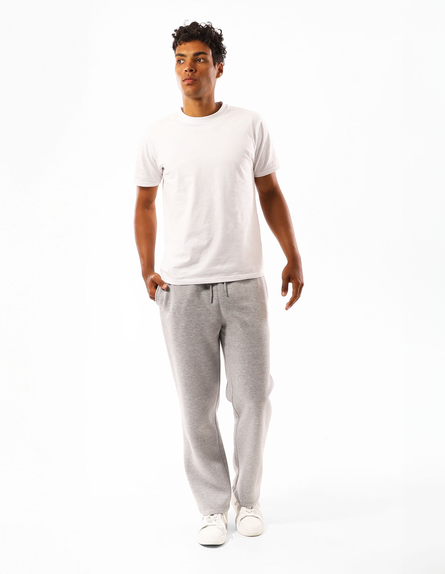 Russell Athletic Australia Men's R Logo Straight Leg Trackpants - Grey Marle True Since 1902