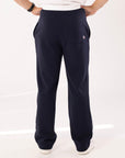 Russell Athletic Australia Men's R Logo Straight Leg Track Pants - Michigan Navy True Since 1902