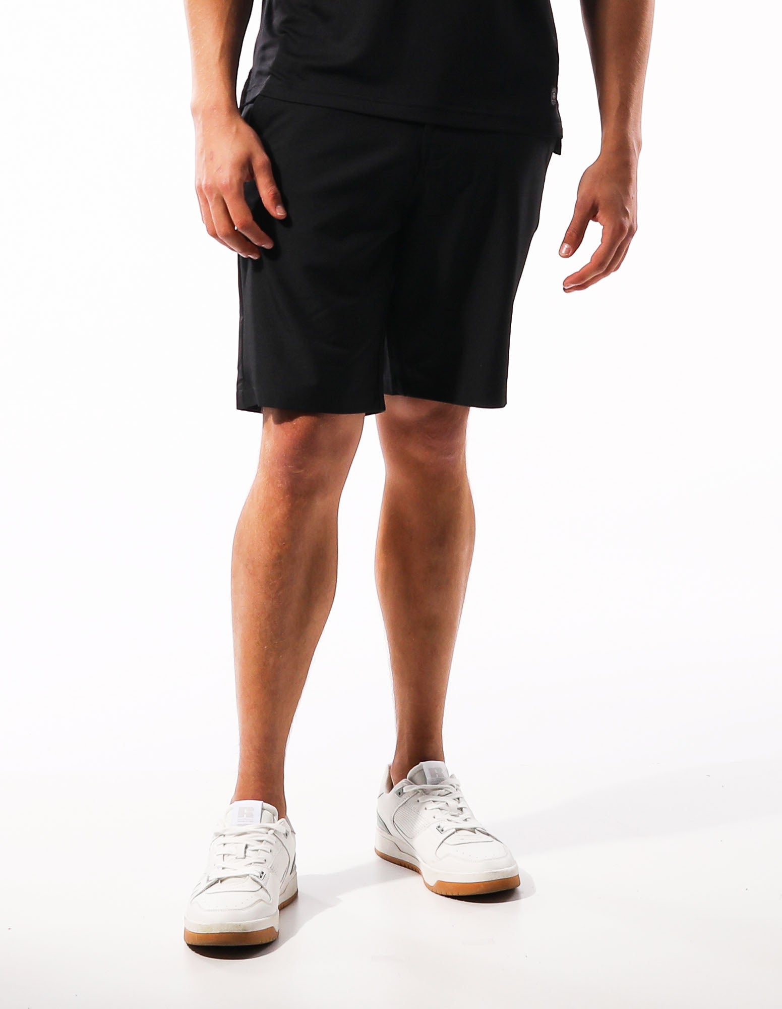 Russell Athletic Australia Men's Active Stretch Chino Short - Black True Since 1902