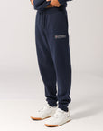 Russell Athletic Australia Men's Keyline Bar Logo Cuff Trackpant - Navy Marle True Since 1902