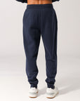 Russell Athletic Australia Men's Keyline Bar Logo Cuff Trackpant - Navy Marle True Since 1902