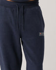 Russell Athletic Australia Men's Keyline Bar Logo Cuff Trackpant - Navy Marle True Since 1902