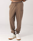 Russell Athletic Australia Men's USA 1902 Cuff Trackpant - Mocha True Since 1902