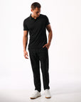 Russell Athletic Australia Men's R Logo Active Stretch Pant - Black True Since 1902
