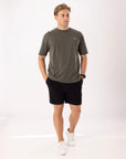 Russell Athletic Australia Men's Brooklyn Rugby Short - Black True Since 1902