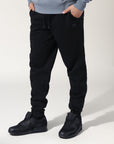 Men's Brooklyn Cuffed Trackpant - Black