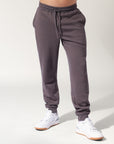 Men's Brooklyn Cuffed Track Pants in Peat Colour