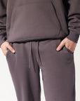 Men's Brooklyn Cuffed Track Pants in Peat Colour