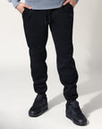 Men's Brooklyn Cuffed Trackpant - Black