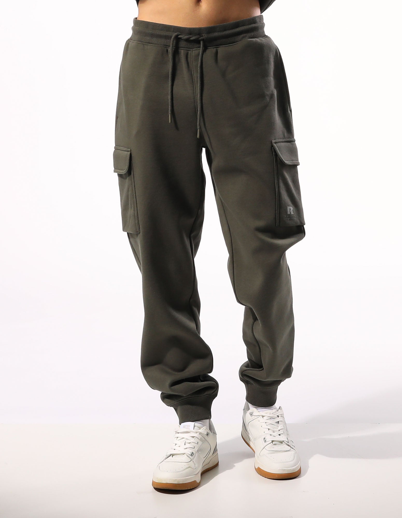 Russell Athletic Australia Men's Brooklyn Cargo Trackpant - Olive True Since 1902