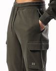 Russell Athletic Australia Men's Brooklyn Cargo Trackpant - Olive True Since 1902