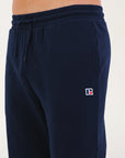 R Logo Terry Cuff Men's Trackpants - Michigan Navy