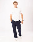 Russell Athletic Australia Men's R Logo Straight Leg Trackpant - Michigan Navy True Since 1902