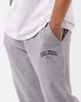 Russell Athletic Australia Men's Originals Big Arch Unbrushed Cuffed Track Pants - Grey Marle True Since 1902