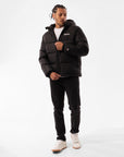 Russell Athletic Australia Men's Hampton Puffer Jacket in Black True Since 1902