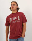 Glendale Oversized Men's Tee - Burnt Russet