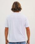 R Logo Oversize Men's Tee - White