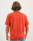 R Logo Oversize Men's Tee - Chilli