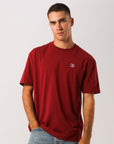 Russell Athletic Australia Mens R Logo Oversize Tee - Maroon True Since 1902