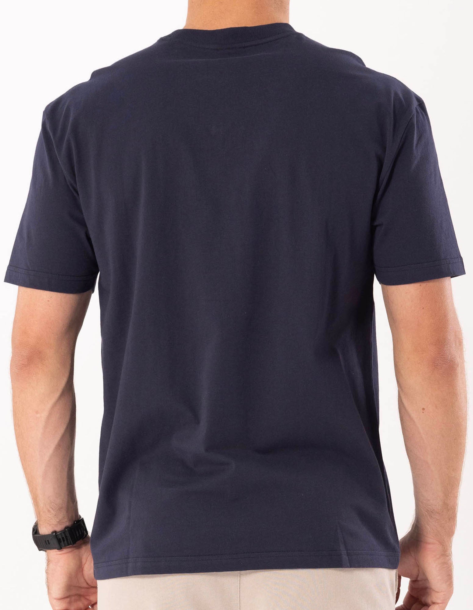 Russell Athletic Australia Mens R Logo Oversize Tee - Michigan Navy True Since 1902