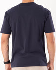 Russell Athletic Australia Mens R Logo Oversize Tee - Michigan Navy True Since 1902