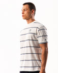 Russell Athletic Australia Men's Striped Arch Tee - Stardust True Since 1902