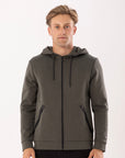 Russell Athletic Australia Men's R-Tech Zip Thru Hoodie - Olive True Since 1902