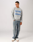 Russell Athletic Australia Men's Script Arch Crew Sweat - Grey Marle True Since 1902