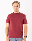 Russell Athletic Australia Men's Russell Blank Tee - Maroon True Since 1902