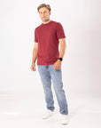 Russell Athletic Australia Men's Russell Blank Tee - Maroon True Since 1902