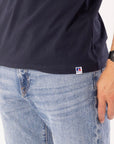 Russell Athletic Australia Men's Russell Blank Tee - Michigan Navy True Since 1902