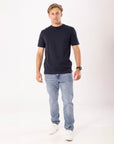 Russell Athletic Australia Men's Russell Blank Tee - Michigan Navy True Since 1902