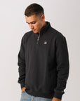 Russell Athletic Australia Men's R Logo Quarter Zip - Charcoal True Since 1902
