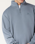 Men's Brooklyn Quarter Zip - Ash